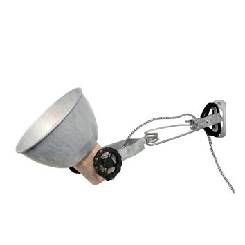 Steinhauer Gearwood Muurlamp Nikkel mat, 1-licht