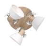 Steinhauer Gearwood Plafondlamp Bruin, Wit, 3-lichts