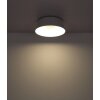 Globo CROTONE Plafondlamp LED Wit, 1-licht, Afstandsbediening