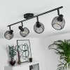 Pipisu Plafondlamp Zwart, 4-lichts