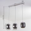 Verasara Hanglamp Chroom, 3-lichts