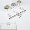 Verasara Hanglamp Chroom, 3-lichts
