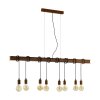 Eglo TOWNSHEND Hanger Antiek, Bruin, 8-lichts