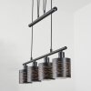 Bathinda Hanglamp Zwart, 4-lichts