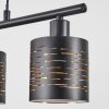 Bathinda Hanglamp Zwart, 4-lichts