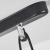 Bathinda Hanglamp Zwart, 4-lichts