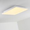 Bankura Plafondlamp LED Wit, 1-licht, Afstandsbediening