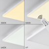 Bankura Plafondlamp LED Wit, 1-licht, Afstandsbediening
