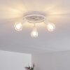 Baripada Plafondlamp Wit, 3-lichts