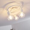 Baripada Plafondlamp Wit, 3-lichts