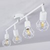 Baripada Plafondlamp Wit, 4-lichts