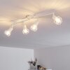 Baripada Plafondlamp Wit, 4-lichts