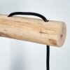 Gainesville Muurlamp Hout licht, Zwart, 1-licht