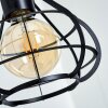 Gainesville Muurlamp Hout licht, Zwart, 1-licht