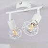 Baripada Plafondlamp Wit, 2-lichts