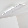 Salmi Plafondlamp LED Wit, 1-licht, Afstandsbediening