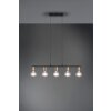 Reality Vannes Hanglamp Zwart, 5-lichts