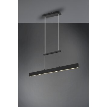 Reality Paros Hanglamp LED Zwart, 3-lichts