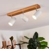 Zuoz Plafondlamp Hout licht, 3-lichts
