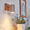 Zuoz Plafondlamp Hout licht, 1-licht