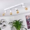 Tulla Plafondlamp Wit, 4-lichts