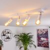 Tulla Plafondlamp Wit, 4-lichts