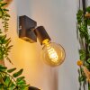Tulla Muurlamp Zwart, 1-licht