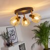 Pipisu Plafondlamp Goud, Messing, Zwart, 3-lichts