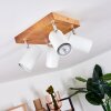 Zuoz Plafondlamp Hout licht, 4-lichts