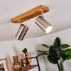 Zuoz Plafondlamp Hout licht, 2-lichts