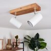 Zuoz Plafondlamp Hout licht, 2-lichts