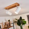 Zuoz Plafondlamp Hout licht, 2-lichts