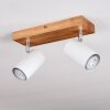 Zuoz Plafondlamp Hout licht, 2-lichts