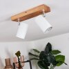 Zuoz Plafondlamp Hout licht, 2-lichts