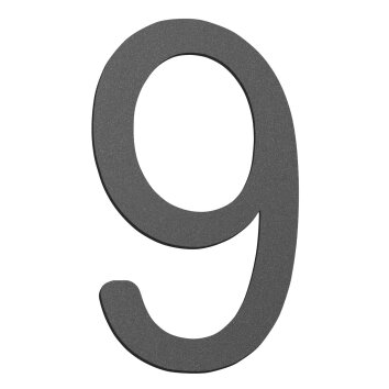 CMD Huisnummer Antraciet