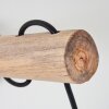 Sunasau Muurlamp Hout licht, Zwart, 1-licht