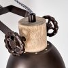 Orny Muurlamp Bruin, Hout licht, 1-licht