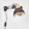 Orny Muurlamp Bruin, Hout licht, 1-licht