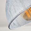 Orny Plafondlamp Hout licht, Zilver, 4-lichts