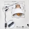 Orny Muurlamp Hout licht, Wit, 1-licht