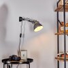 Orny Muurlamp Grijs, Hout licht, 1-licht