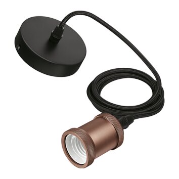 Philips Cord Hanglamp Zwart, 1-licht