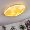 Keru Plafondlamp LED Wit, 1-licht, Afstandsbediening
