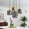Maliali Hanglamp Goud, Messing, Zwart, 5-lichts