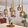 Maliali Hanglamp Goud, Messing, Zwart, 6-lichts