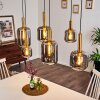 Maliali Hanglamp Goud, Messing, Zwart, 6-lichts
