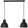 Brilliant Kiki Hanglamp Zwart, 2-lichts