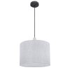 Globo ROGER Hanger Hout licht, Zwart, 1-licht