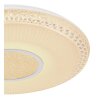 Globo KLEMENS Plafondlamp LED Wit, 2-lichts, Afstandsbediening, Kleurwisselaar