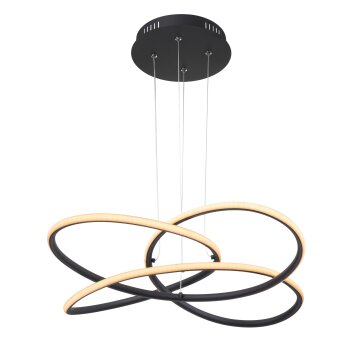 Globo PANDA Hanger LED Zwart, 1-licht